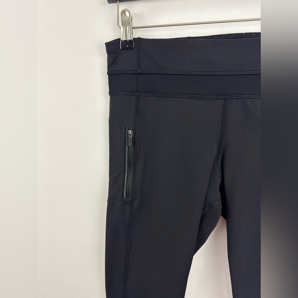 LULULEMON Inspire Tight II Black Mesh Panel Leggings - Picture 9 of 11